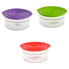 Glass Bowl with Plastic Lid 415ml